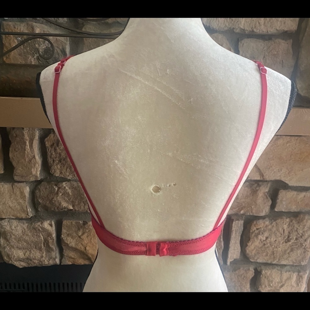 XHILARATION-RED BRA - Picture 5 of 6